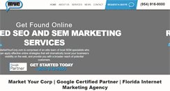 Desktop Screenshot of marketyourcorp.com